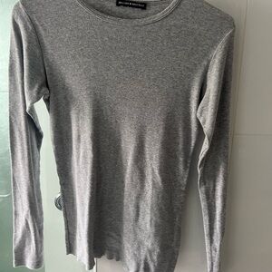 Brandy Melville Gray Long Sleeve Tee